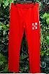 Мужские красные штаны Off-White Arrow logo-print