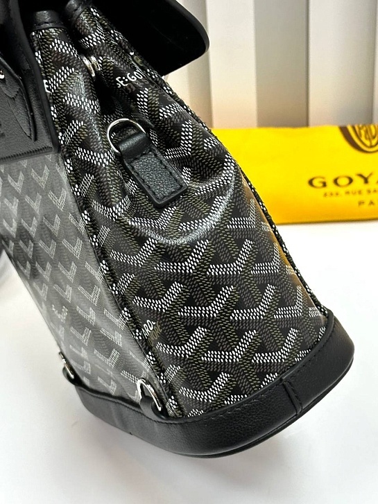 Женский рюкзак Goyard Alpin Mini Premium 23x19x9.5 см - Black