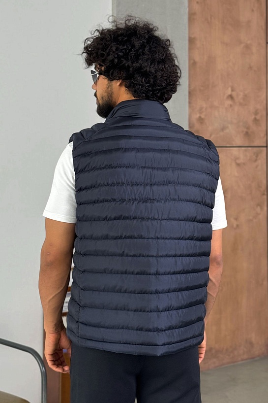 Мужской синий жилет Hugo Boss