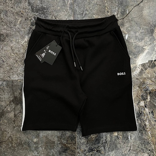 Мужские чёрные шорты Hugo Boss