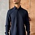 Мужская рубашка Hermes H embroidered - Navy