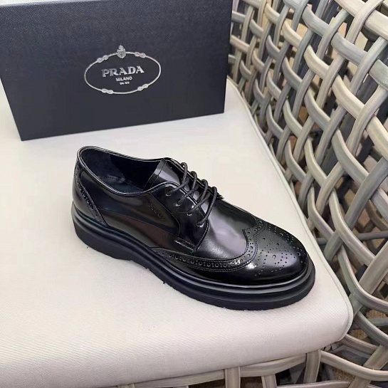 Лакированные ботинки Prada premium - Black