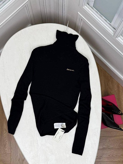 Женская водолазка Schiaparelli premium - Black   