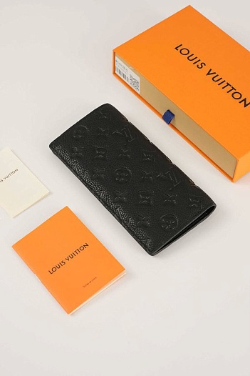 Кожаный бумажник Louis Vuitton Brazza Premium 19x2x10 см   