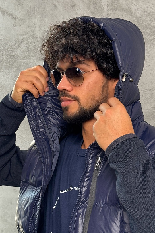 Куртка с вязаными рукавами Moncler