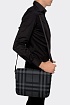 Кожаная сумка Burberry Bruno London Check 32x23 см