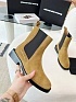 Женские замшевые ботинки Alexander Wang коричневого цвета