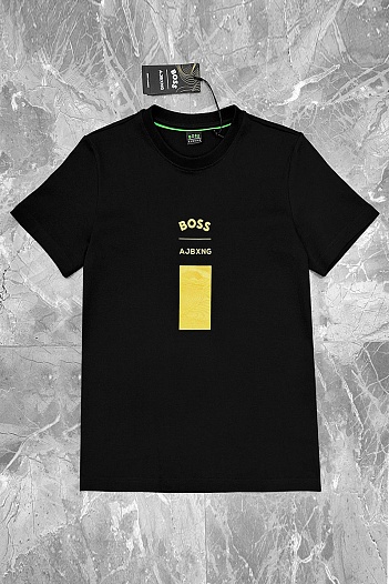 Чёрная футболка Hugo Boss x AJBXNG   