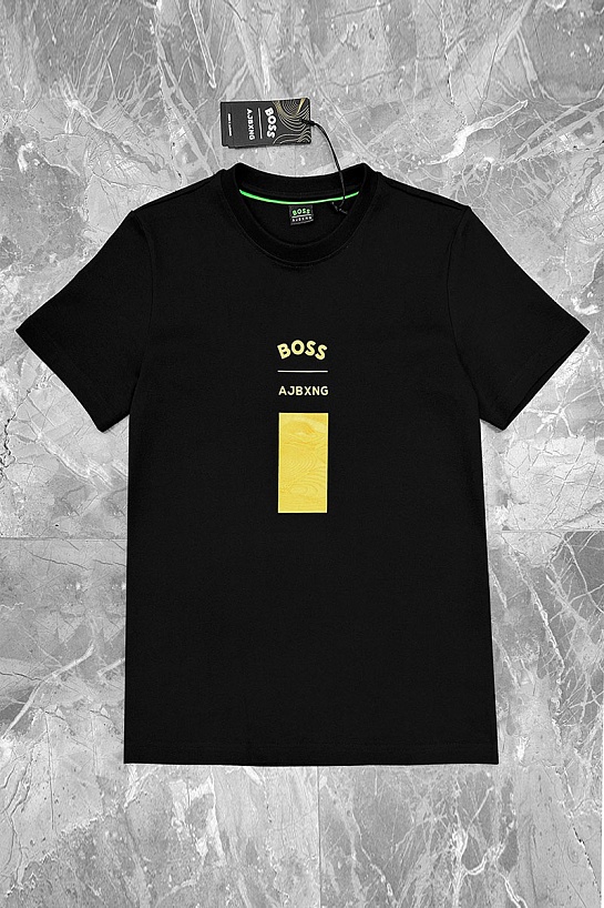 Чёрная футболка Hugo Boss x AJBXNG