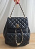 Кожаный рюкзак Chanel 23x23 см