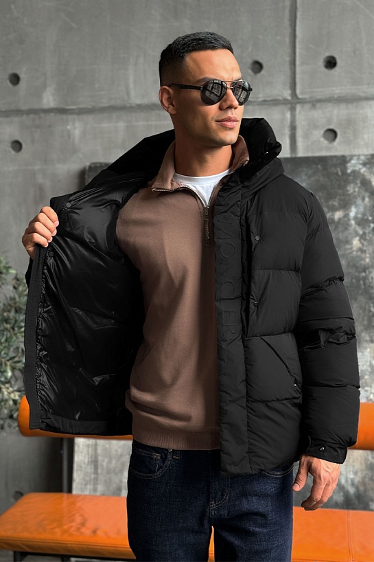 Мужской пуховик Moncler Madeira - Black