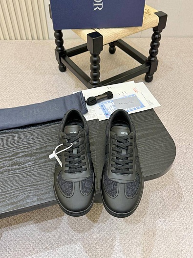 Мужские кожаные кроссовки Dior B01 Matchpoint   