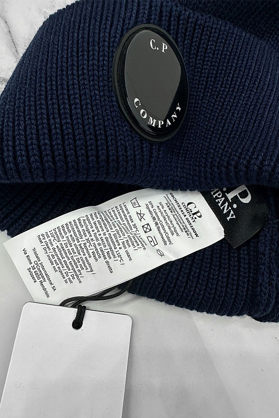 Шапка C.P. Company Single Lens - Navy