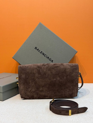 Замшевая сумка Balenciaga Le premium 33x13.5x10 см   