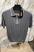 Мужское поло Zilli zip neck - Grey
