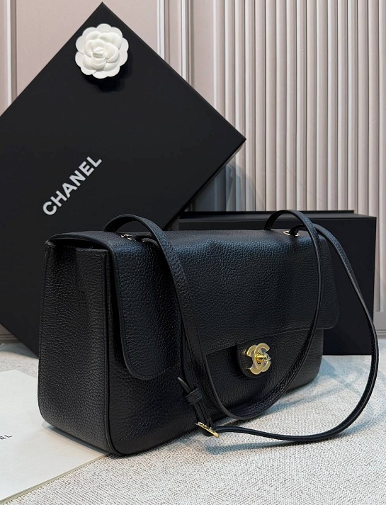 Кожаная сумка Chanel premium 32x19.5x10 см