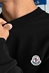 Свитшот чёрного цвета Moncler logo-patch