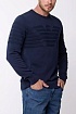 Мужской тёмно-синий джемпер Emporio Armani