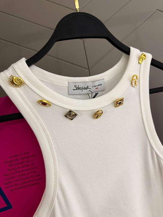 Женская майка Schiaparelli premium - White