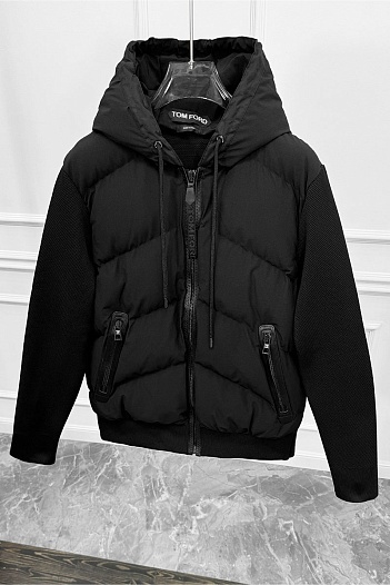Чёрная куртка Tom Ford Merino Blouson   