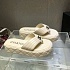 Женские кожаные шлёпанцы Chanel
