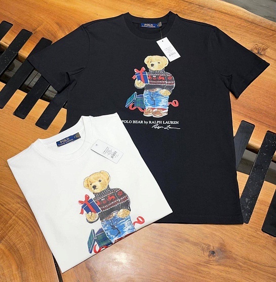 Чёрная футболка Роlо Ralрh Lаurеn "Bear"
