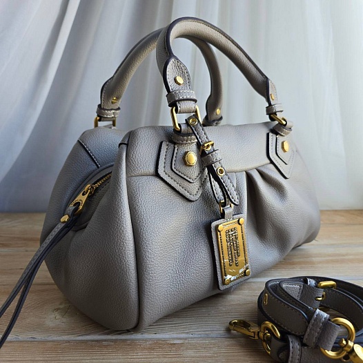 Женская сумка Marc Jacobs The Baby Groovee 32x19 см - Grey   