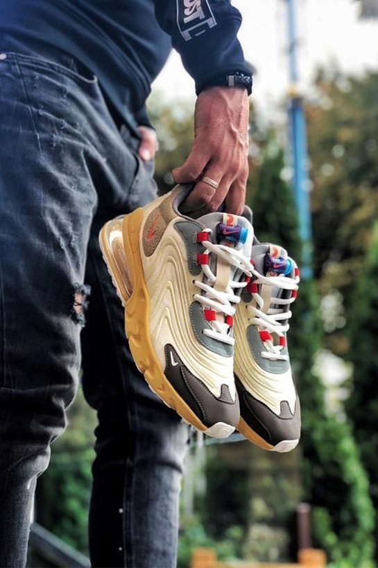 Кроссовки Travis Scott x Nike Air Max M270 React "Cactus Trails"