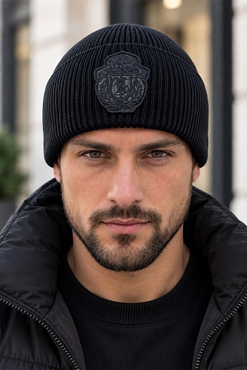 Шапка Billionaire logo-embroidered - Navy   