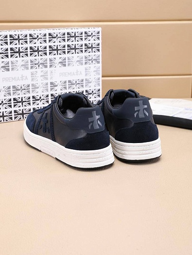 Комбинированные кроссовки Premiata Bonnie - Navy   