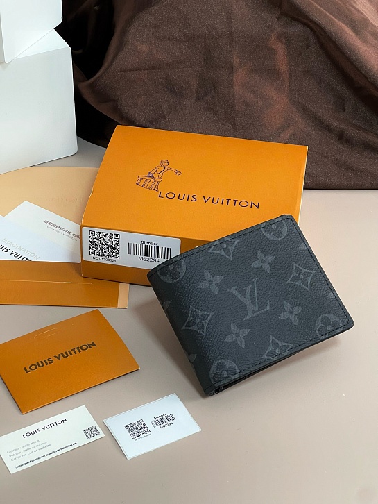 Кожаный кошелёк Louis Vuitton Slender Premium 11x8.5x1 см