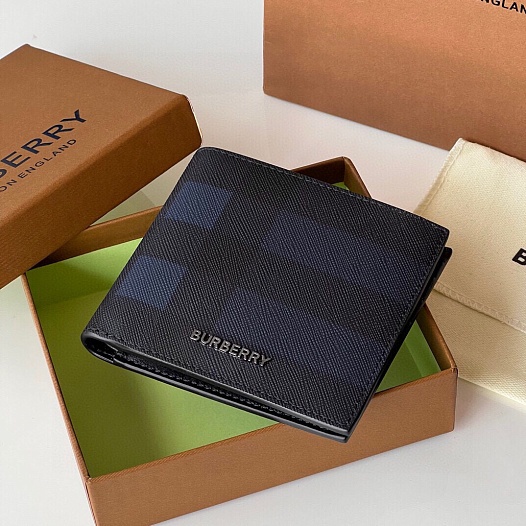 Кожаный кошелёк Burberry Premium 11x10 см   