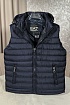 Тёмно-синий жилет Emporio Armani 7 logo-embroidered