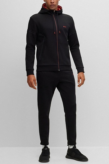 Чёрный спортивный костюм Hugo Boss   
