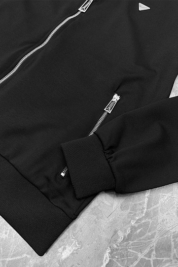 Мужской чёрный костюм Bottega Veneta   