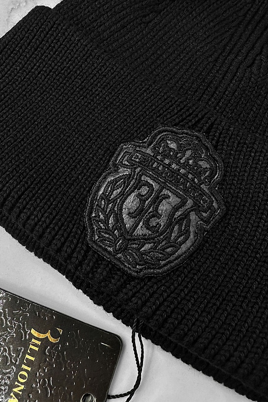 Шапка Billionaire logo-embroidered - Black