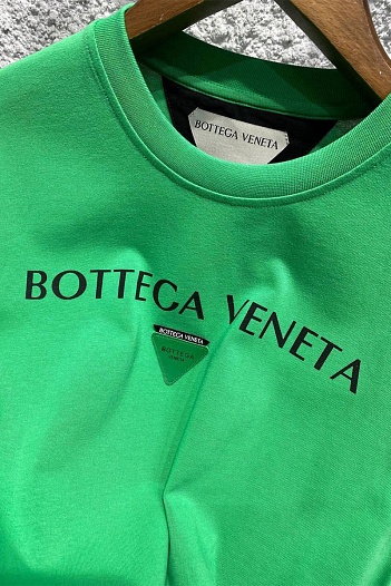 Белая оверсайз футболка Bottega Veneta   