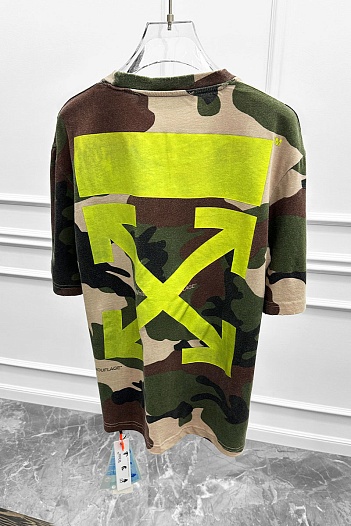 Оверсайз футболка Off-White Arrows Camo   