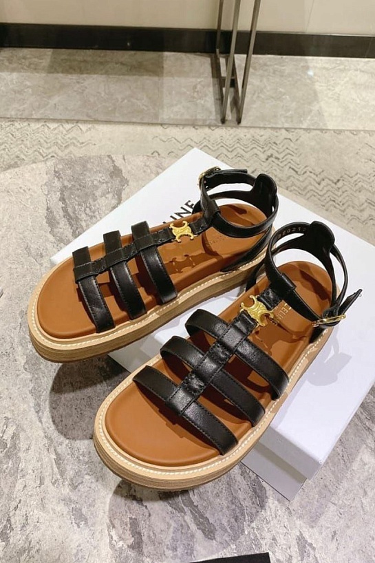 Женские сандалии Celine Premium - Black
