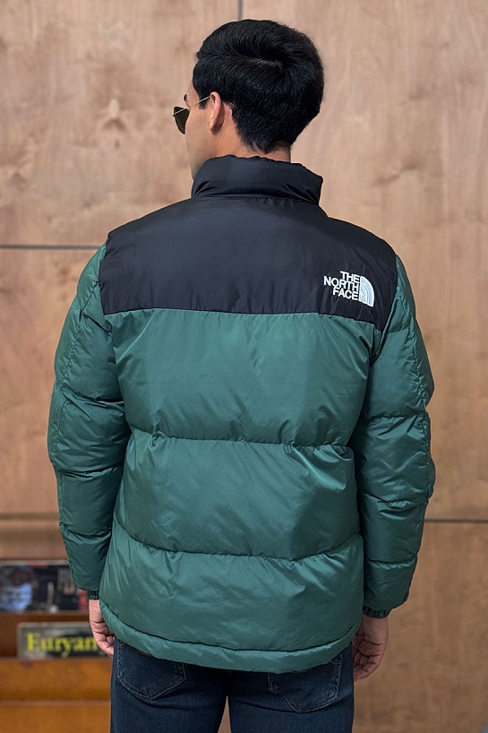 Зелёный пуховик The North Face 1996 Retro Nuptse