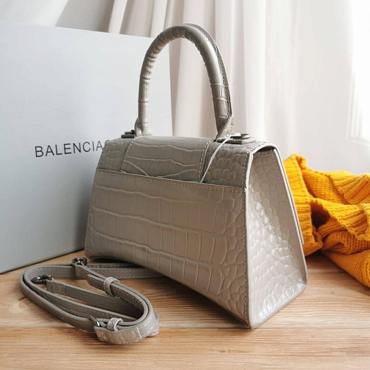 Кожаная сумка Balenciaga Hourglass S 23x14.5 см   