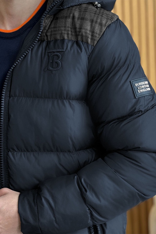 Куртка тёмно-синего цвета Burberry TB logo