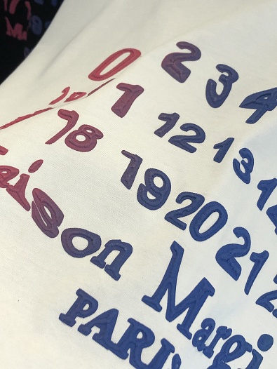 Белая оверсайз футболка Maison Margiela Premium   