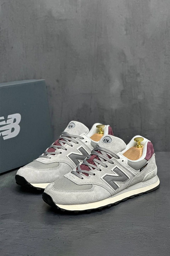 Кроссовки New Balance 574 "Arctic Grey Maroon"