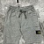 Мужские серые шорты Stone Island compass-patch