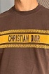 Мужская оверсайз футболка Dior - Brown