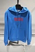 Синее худи Off-White Emotion Arrow-print