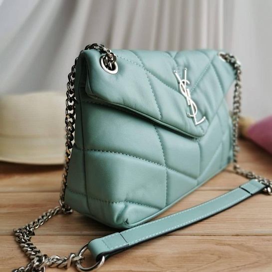 Женская сумка Yves Saint Laurent Loulou 36x22 см - Green