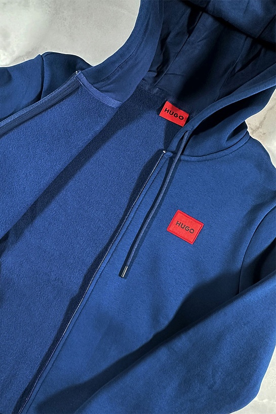 Утеплённая кофта на флисе Hugo Boss - Blue