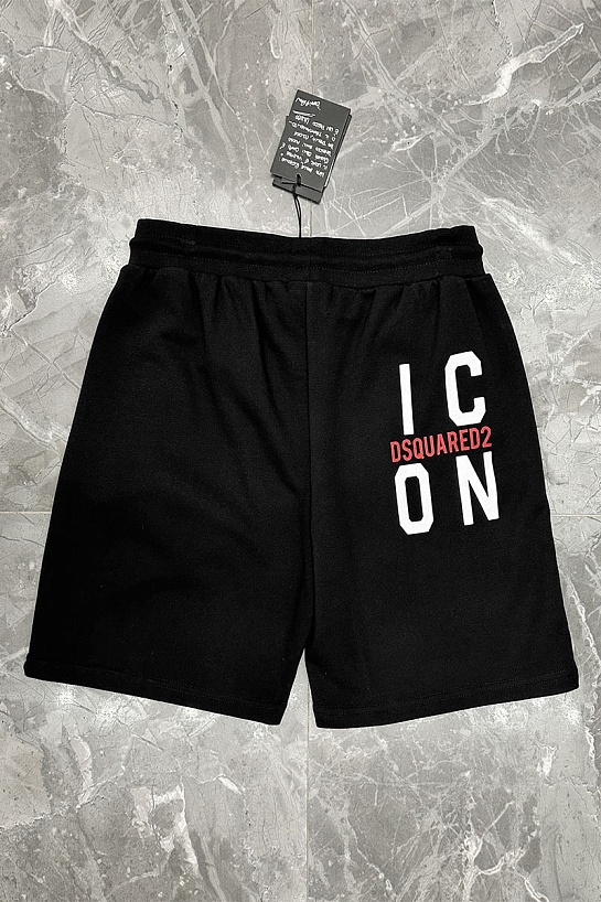 Мужские шорты Dsquared2 "ICON" - Black